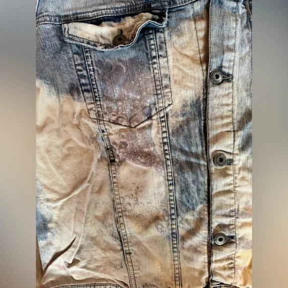 Jordan Craig distressed/bleached legacy edition denim‎ jacket 2XL - Picture 10 of 11